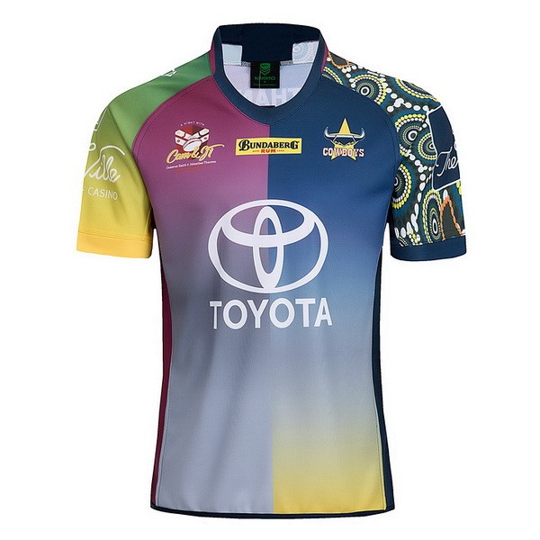 Tailandia Camiseta Cowboys 2018 Azul Rosa